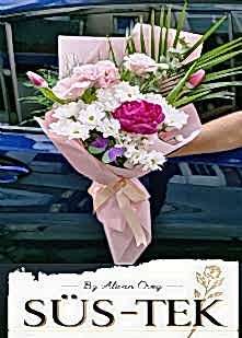 Sakay�k Lale Kar���m Mini Buket