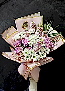 Mis Kokulu �ebboy Pembe Beyaz Papatya